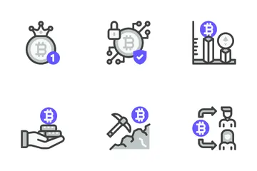 Crypto-monnaie Pack d'Icônes