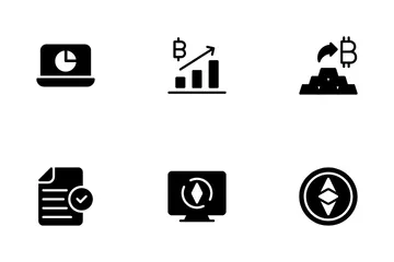 Cryptocurrency And Blockchain Icon Pack