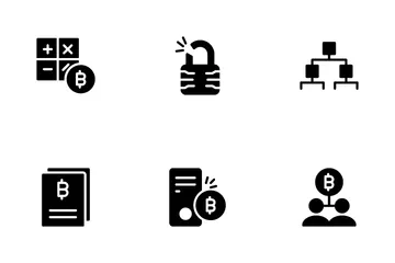 Cryptocurrency And Bockchain Icon Pack