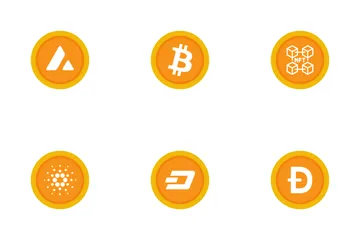 Cryptocurrency Coin Icon Pack