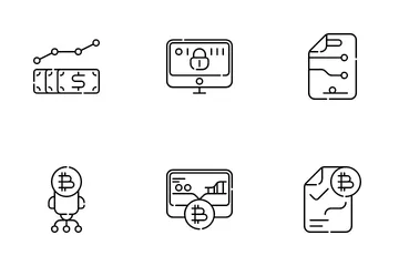 Cryptocurrency Market Icon Pack