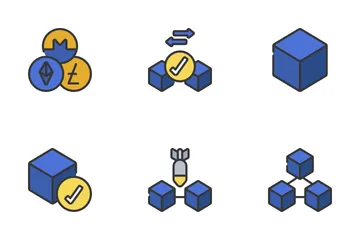 Cryptocurrency Mining Icon Pack