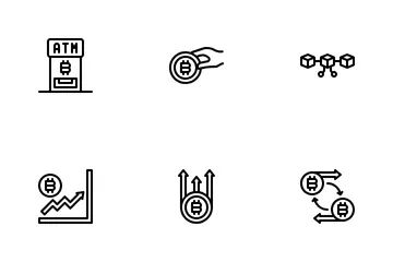 Cryptocurrency Trading Icon Pack