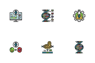 Cryptogenetics Dna Gene Helix Icon Pack