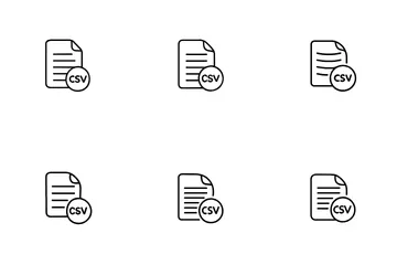 CSV File Icon Pack