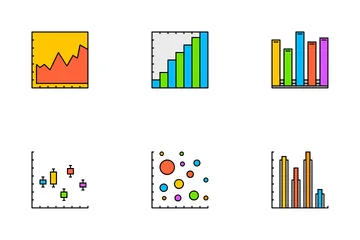 Cuadro y gráfico Paquete de Iconos