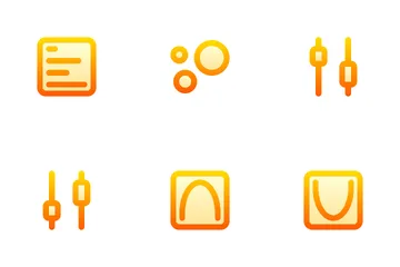 Cuadros y gráficos Paquete de Iconos