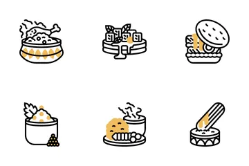 Cucina internazionale Icon Pack