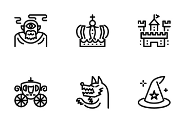 Cuento de hadas Paquete de Iconos