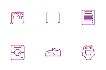 Cuidado de la ropa Paquete de Iconos
