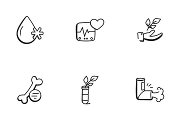 Cuidado de la salud Paquete de Iconos