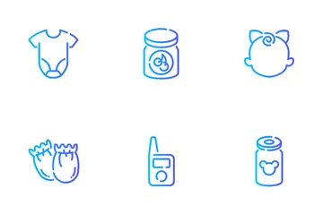 Cuidado de los niños Paquete de Iconos