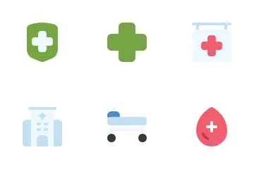 Assistência médica Icon Pack