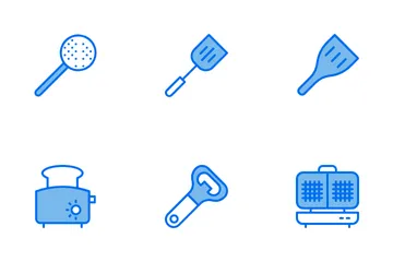 Cuisine et cuisine Icon Pack