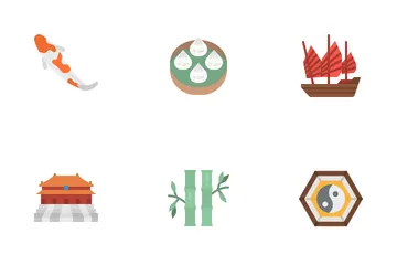 Cultura chinesa Pacote de Ícones
