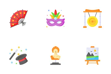 Cultural Activities Icon Pack
