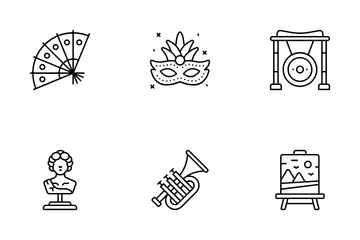 Cultural Activities Icon Pack