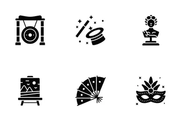 Cultural Activities Icon Pack