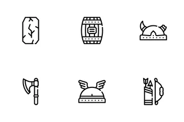 Culture ancienne viking Pack d'Icônes