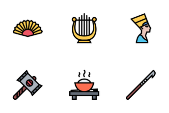 Culture Colored Icon Pack
