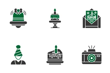 Cumpleaños Paquete de Iconos
