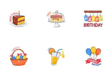 Cumpleaños Paquete de Iconos