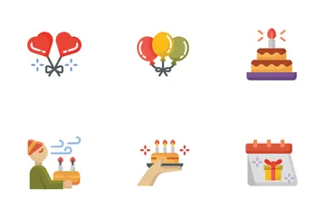 Cumpleaños Paquete de Iconos