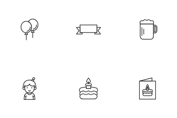 Cumpleaños Paquete de Iconos