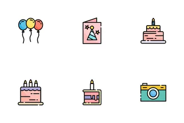 Cumpleaños Paquete de Iconos