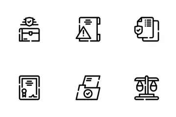 Cumplimiento y regulación Paquete de Iconos