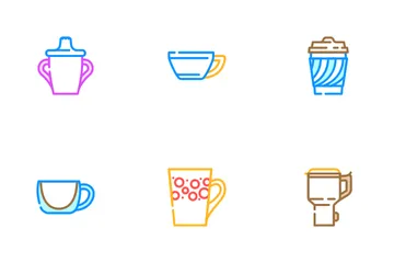 Cup Utensil For Drinking Beverage Icon Pack