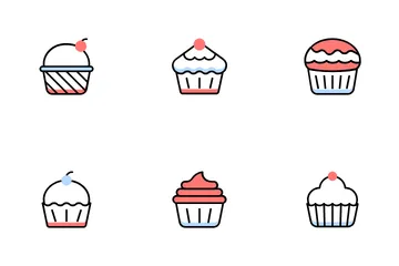 Cupcake And Dessert Muffin Icon Pack