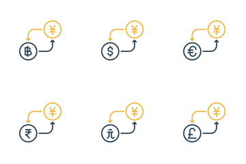 Currency Conversion - Yen Icon Pack