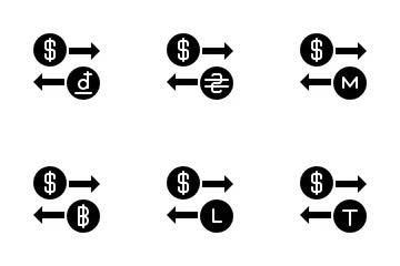 Currency Exchange Rates Icon Pack