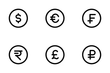 Currency Vol-1 Icon Pack