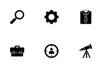 Currículo do Trabalho Vol 1 Icon Pack