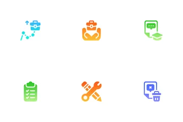 Currículo de trabalho Icon Pack