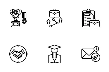 Currículum vitae Paquete de Iconos