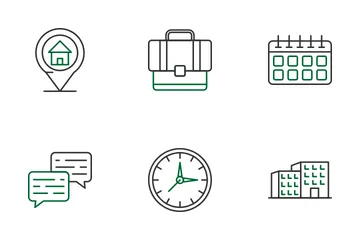 Curriculum lavoro Icon Pack