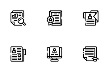 Curriculum Vitae Icon Pack