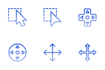 Selección y cursores Paquete de Iconos