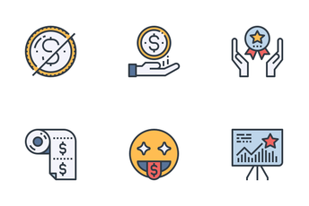 Customer Loyalty Program Color Icon Pack