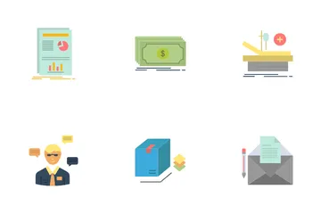 Customer Relationship And Employee Benefits Icon Pack