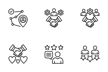 Customer Relationship Management Icon Pack
