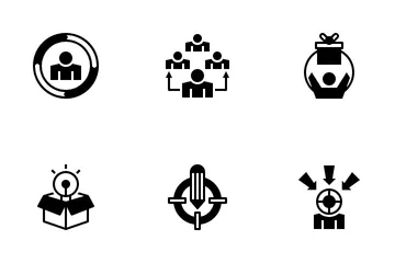 Customer Relationship Management Icon Pack