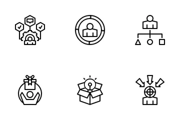 Customer Relationship Management Icon Pack