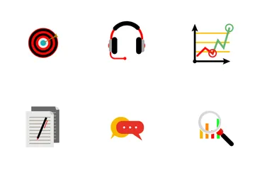 Customer Relationship Management Icon Pack