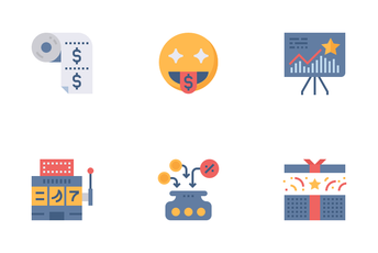 Customer Royalty Flat Icon Pack