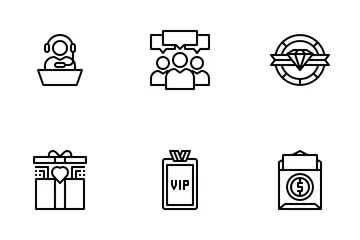 Customer Royalty Program Icon Pack