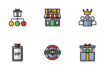 Customer Royalty Program Icon Pack